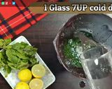 A picture of step 3 of Lemon mint drink.