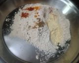 पालक, बेसन लच्छा परांठा रेसिपी चरण 3 फोटो