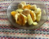 Foto del paso 1 de la receta: Licuado cuatros frutas