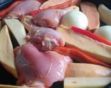 Foto del paso 6 de la receta: Pollo al horno con papa y batata~