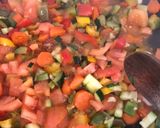 Foto del paso 5 de la receta Berenjenas rellenas con pisto y carne picada