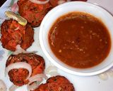A picture of step 9 of Tandoori momos.