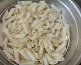 A picture of step 6 of Red sauce vegetables Italian pasta.