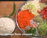 A picture of step 1 of Sorghum masala roti.