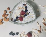 A picture of step 3 of Chia milk pudding.