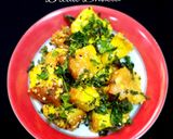 A picture of step 4 of Bread Dhokla.