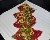 A picture of step 3 of Healthy beetroot chilla(weight loss dish).