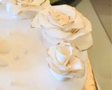 A picture of step 6 of Engagement cake.