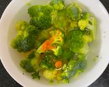 A picture of step 1 of Broccoli Fritters.