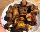 A picture of step 3 of Golden Fried Meat.