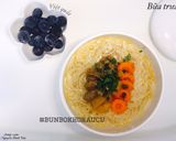 Hình bước làm 3 của món Bún bò kho rau củ - ăn dặm