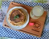 Foto del paso 3 de la receta: Pancakes de verdeo rellenos con queso🥞