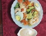 夏日輕食沙拉晚餐的食譜步驟4照片