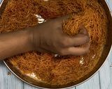 A picture of step 11 of KNAFEH/KUNAFA.