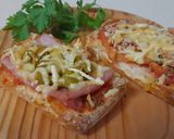 Foto del paso 4 de la receta: Mini pizzas de pan chapata -en airfryer-