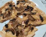Foto del paso 6 de la receta: Tarta de champiñones con queso y otra con jamón