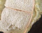 A picture of step 2 of Egg tuna toast.