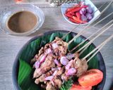Foto langkah ke 8 dari resep Sate Jamur Tiram Bumbu Kacang.