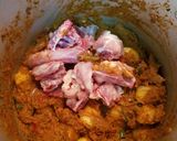 A picture of step 7 of Chicken curry.