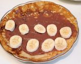 Csokis banános palacsinta recept fázis 3 fotója