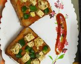 ब्रेड चीज़ बर्स्ट पिज़्ज़ा (Bread Cheese Brust pizza recipe in Hindi) रेसिपी चरण 9 फोटो