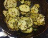 A picture of step 6 of Plantain fry/ vaazhakai varuval.