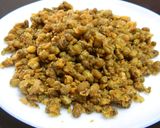 A picture of step 6 of Bengal gram dry fry (chana dal ularthu).