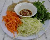 Hình bước làm 3 của món Gỏi xoài xanh bì heo