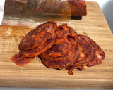 Foto del paso 3 de la receta: Tortilla de habitas con chorizo de Salamanca