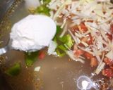 A picture of step 7 of Vegetables Chicken Chili with out oil.
