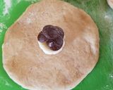 A picture of step 9 of Café au lait & Choco Banana Buns.