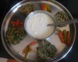 A picture of step 1 of Valentine special methi and moong dal puri.