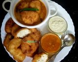 मेदू वडे सांबर और चटनी (Medu vade sambar aur chutney recipe in hindi) रेसिपी चरण 6 फोटो