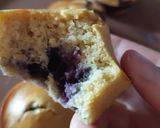 Une image de l'étape 6 de Muffins myrtilles.