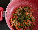 A picture of step 4 of Pudina Rice.