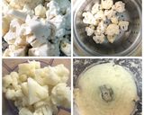 A picture of step 1 of Cauliflower chocolate mousse.