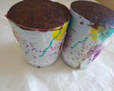 A picture of step 2 of Herb/flower pot cake#localfoodcontest-NairobiNorth.
