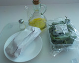 Foto del paso 1 de la receta: Rolling de espinacas con pimientos del padrón