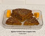 A picture of step 16 of Eggless Pumpkin Oats & Jaggery Cake – Kid-Friendly, Wholesome & Guilt-Free Treat.