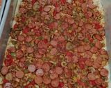 صورة لخطوة 8 من وصفة بيتزا بعجينة العشر دقائق 🍕🍕