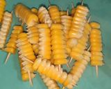 A picture of step 1 of Crispy Peri Peri Sweetcorn Fries.