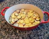 A picture of step 3 of Scalloped Potatoes.