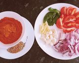 A picture of step 1 of Salmon fillet curry.