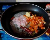 A picture of step 2 of Bombil Masala.