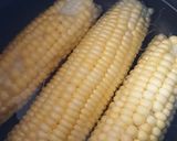 A picture of step 1 of Sweetcorn savory pancakes.