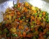 A picture of step 6 of Chatpata Achari Khichdi.