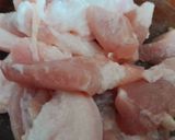 Hình bước làm 1 của món Đậu hũ và thịt vai xay sốt cà chua
