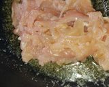A picture of step 2 of Creamy Chicken Filling.