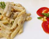 A picture of step 22 of White Sauce Pasta.