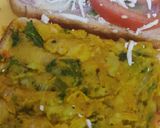 A picture of step 5 of Masala maska chaska toast.